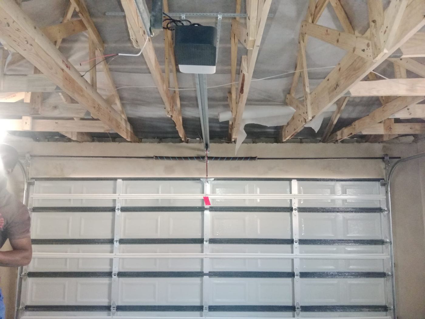 Recent garage door installation by Focus Security Services